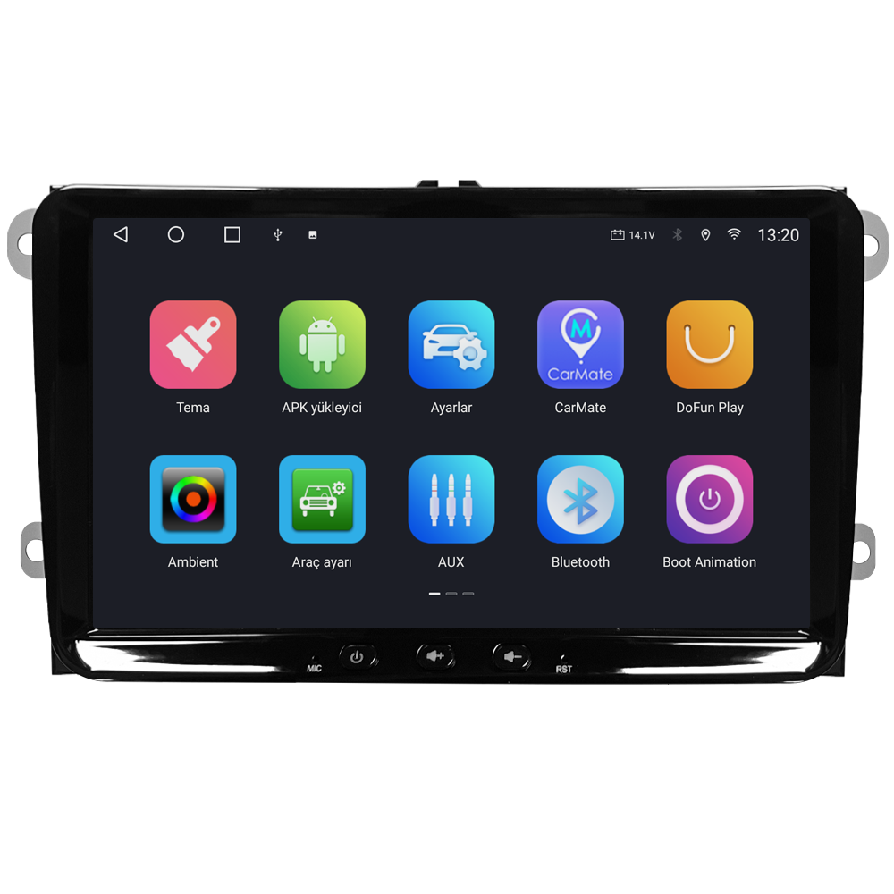 Volkswagen Touran Android Multimedya Sistemi (2004-2010) CRV-4580SDA