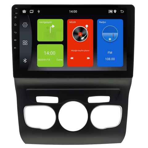 Citroen C4 Android Multimedya Sistemi (2011-2019)