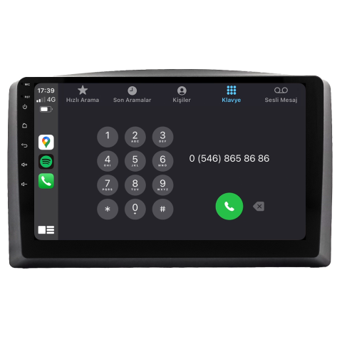 Mercedes Vito Android Multimedya Sistemi (2018-2024)