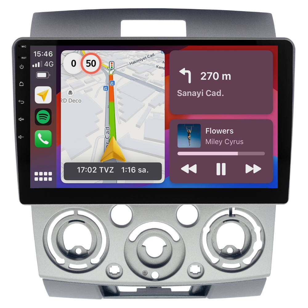 Ford Ranger Android Multimedya Sistemi (2009-2011) CRV4128XP