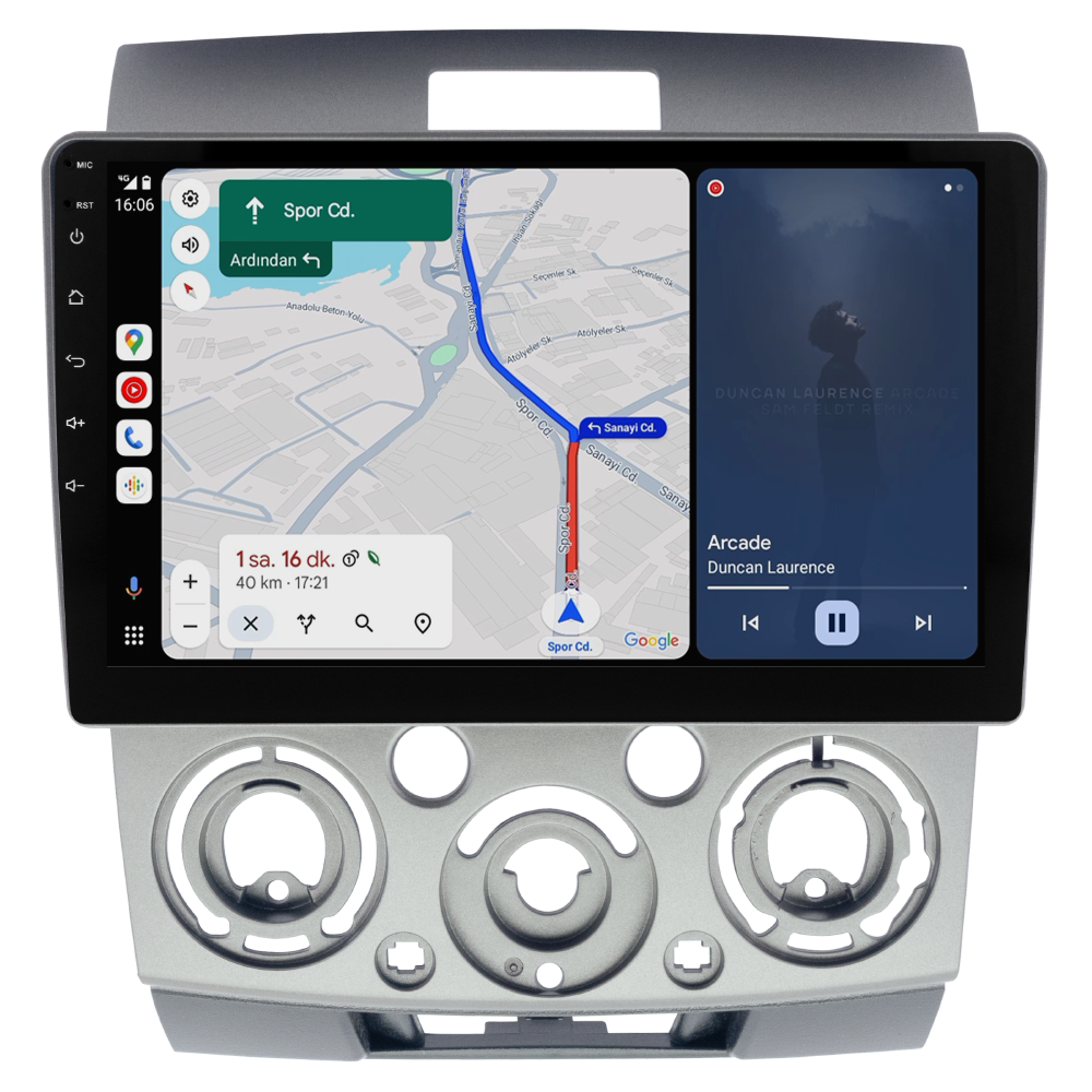 Ford Ranger Android Multimedya Sistemi (2009-2011) CRV4128XP
