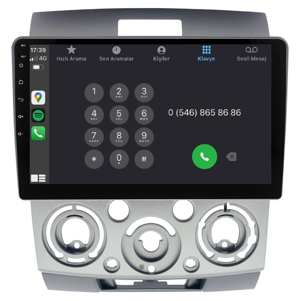 Ford Ranger Android Multimedya Sistemi (2009-2011) CRV4128XP