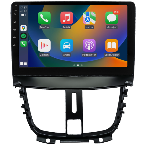 Peugeot 207 Android Multimedya Sistemi (2006-2012)