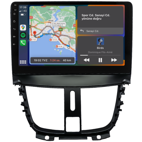 Peugeot 207 Android Multimedya Sistemi (2006-2012)