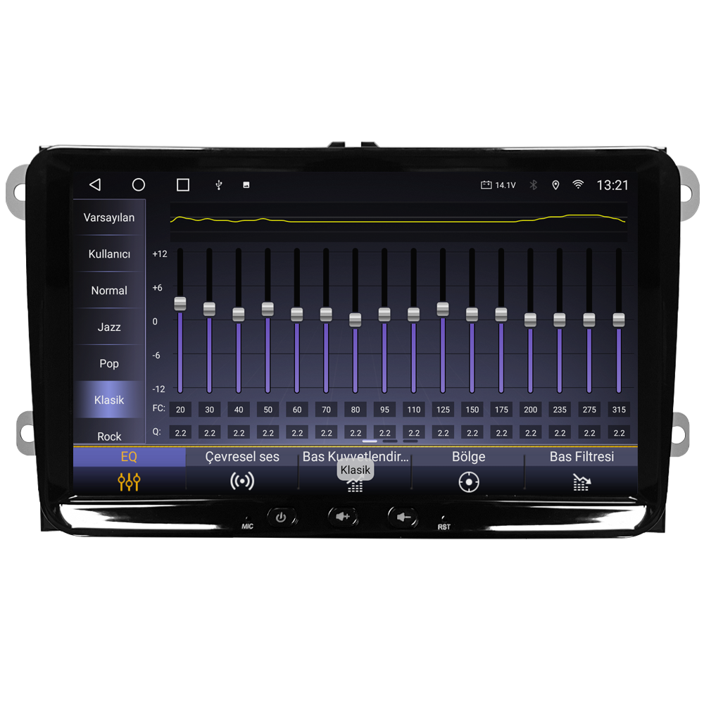 Volkswagen Jetta Android Multimedya Sistemi (2006-2018) CRV-4580SDA