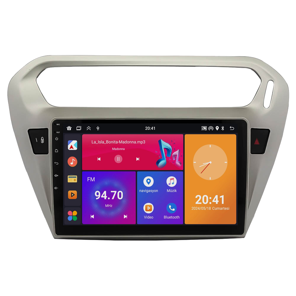 Peugeot 301 Android Multimedya Sistemi (2012-2024) CRV4425XP