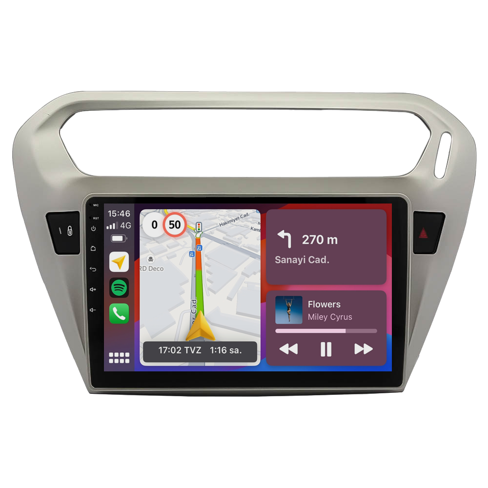 Peugeot 301 Android Multimedya Sistemi (2012-2024) CRV4425XP