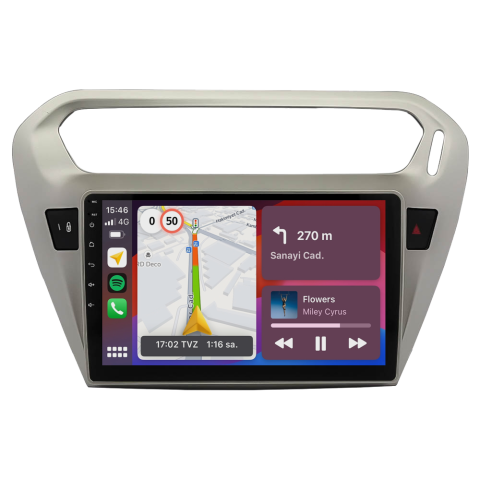 Peugeot 301 Android Multimedya Sistemi (2012-2024) CRV4425XP