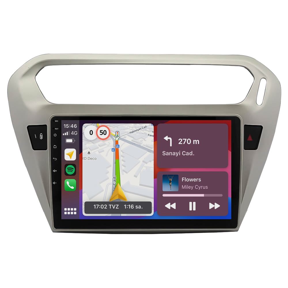 Citroen C-Elysee Android Multimedya Sistemi (2012-2024) CRV4425XP