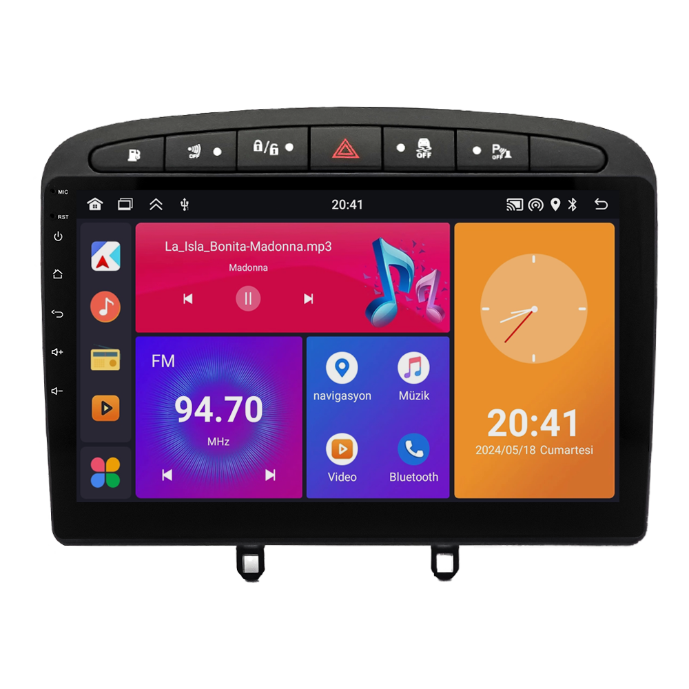 Peugeot 308 Android Multimedya Sistemi (2008-2013) CRV4426XP