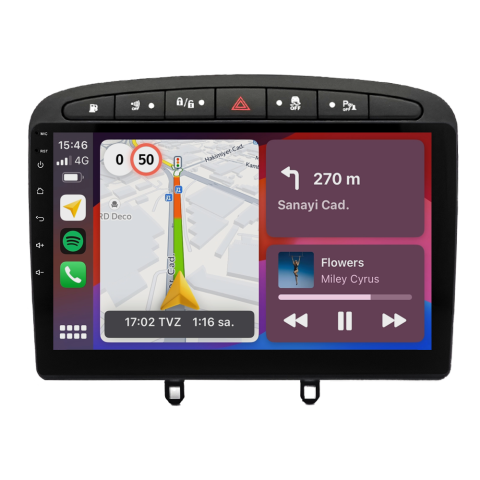 Peugeot 308 Android Multimedya Sistemi (2008-2013) CRV4426XP