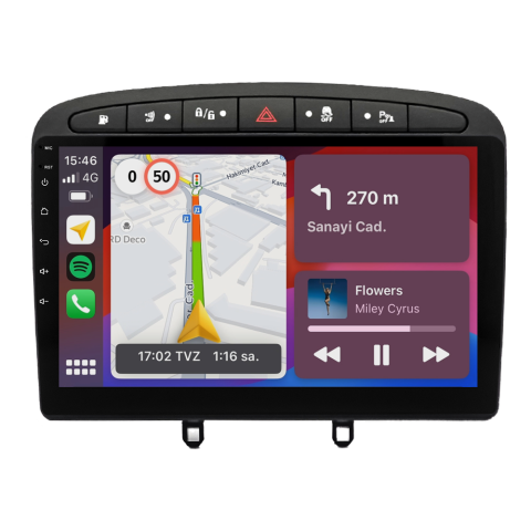 Peugeot 308 Android Multimedya Sistemi (2008-2013) CRV4426XP