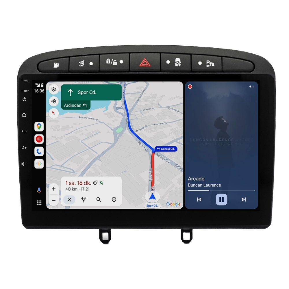 Peugeot 308 Android Multimedya Sistemi (2008-2013) CRV4426XP