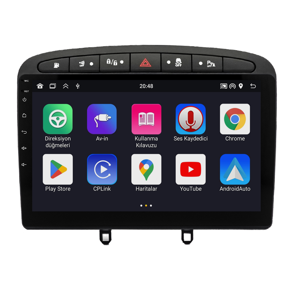 Peugeot 308 Android Multimedya Sistemi (2008-2013) CRV4426XP