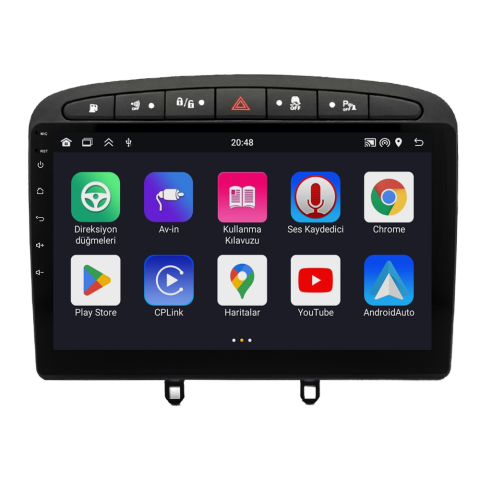 Peugeot 308 Android Multimedya Sistemi (2008-2013) CRV4426XP