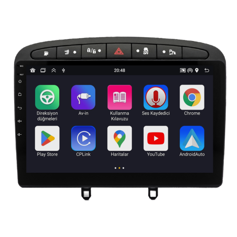 Peugeot 308 Android Multimedya Sistemi (2008-2013) CRV4426XP