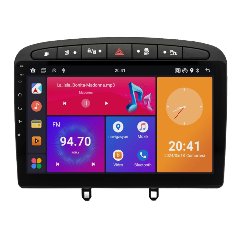 Peugeot 308 Android Multimedya Sistemi (2008-2013) CRV4426XP