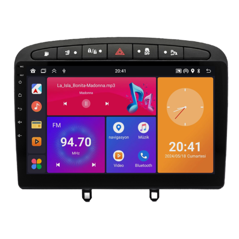 Peugeot 308 Android Multimedya Sistemi (2008-2013) CRV4426XP