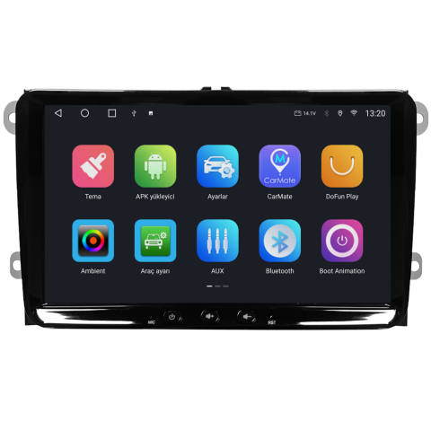 Skoda Fabia Android Multimedya Sistemi (2010-2014) CRV-4580SDA
