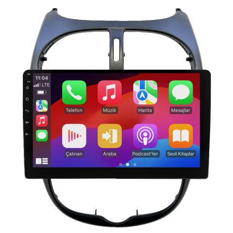 Peugeot 206 Android Multimedya Sistemi (2006-2011) CRV4427XP