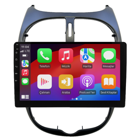 Peugeot 206 Android Multimedya Sistemi (2006-2011) CRV4427XP