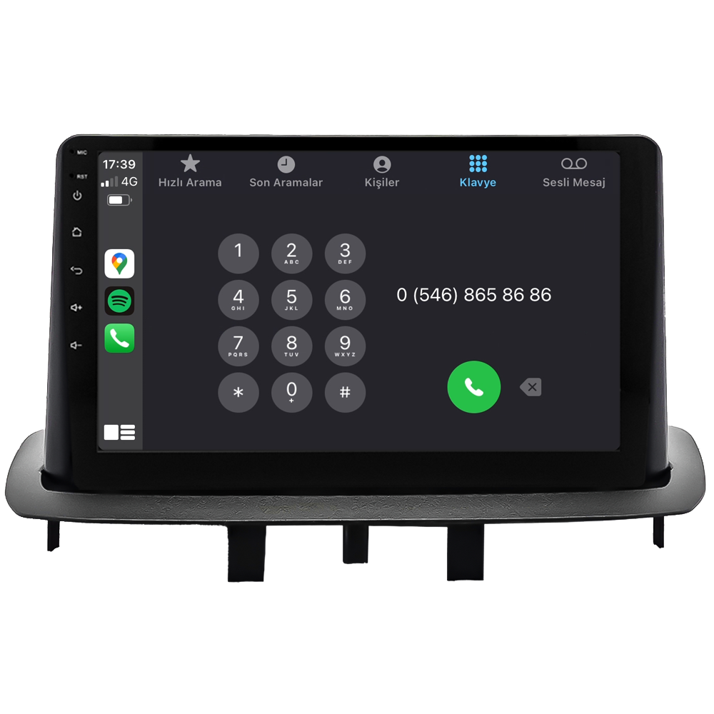 Renault Megane 3 Android Multimedya Sistemi (2010-2015)