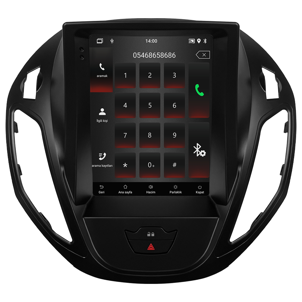 Ford Courier Titanium Android Multimedya Sistemi (2013-2024) CRV-4837XT