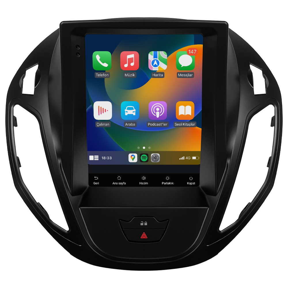 Ford Courier Titanium Android Multimedya Sistemi (2013-2024) CRV-4837XT