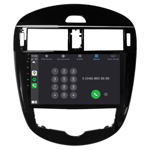 Nissan Pulsar Android Multimedya Sistemi (2015-2018) CRV-4755X