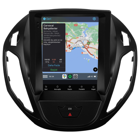 Ford Courier Titanyum Android Multimedya Sistemi (2013-2024) CRV-4837XDT