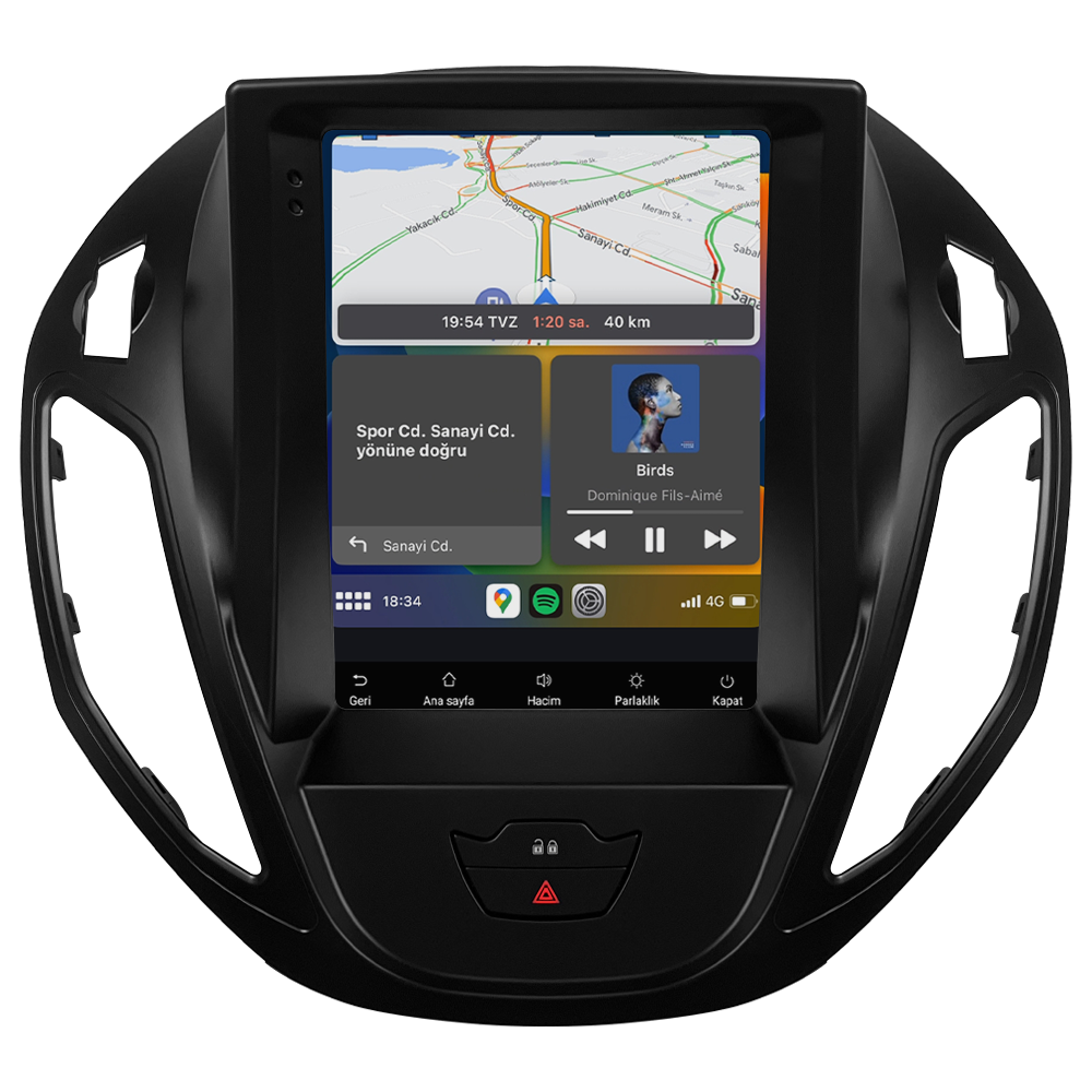 Ford Courier Titanium Android Multimedya Sistemi (2013-2024) CRV-4837XDT