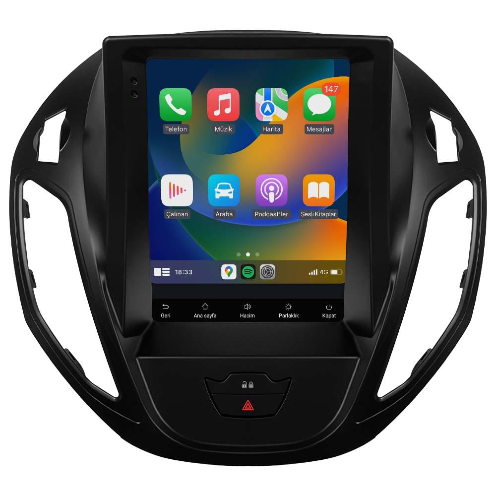 Ford Courier Titanium Android Multimedya Sistemi (2013-2024) CRV-4837XAAT