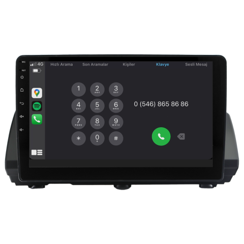 Renault Taliant (2021–2024) Android Multimedya CRV4455XP | 2GB/32GB | CarPlay | Kamera