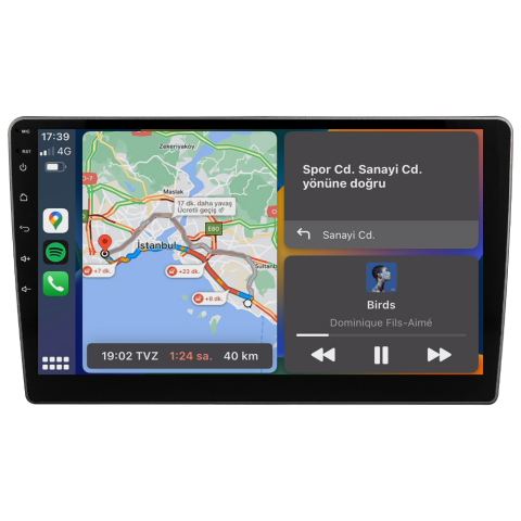 Peugeot 407 Android Multimedya Sistemi CRV-4812XD
