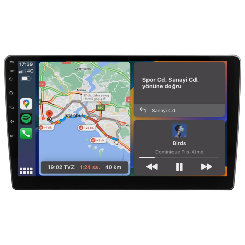 Peugeot 407 Android Multimedya Sistemi (2004-2008) CRV-4812XDA