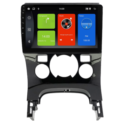 Peugeot 3008 Android Multimedya Sistemi (2009-2016) Dijital Klima