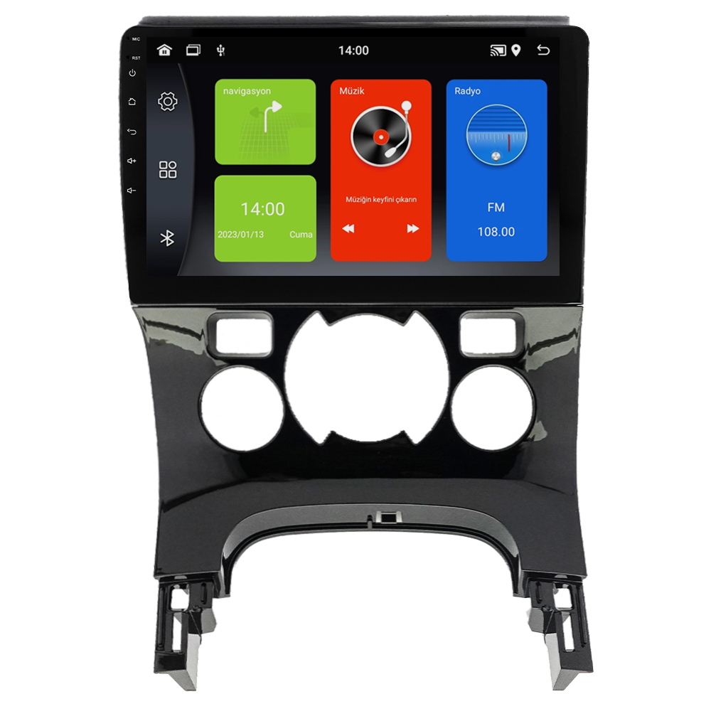 Peugeot 5008 Android Multimedya Sistemi (2009-2016) Dijital Klima