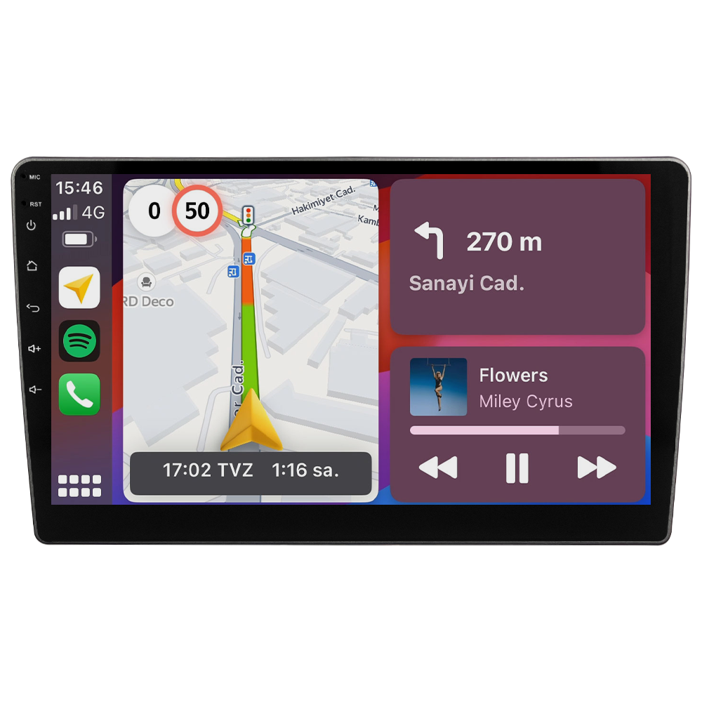 Peugeot 407 Android Multimedya Sistemi (2004-2008) CRV4812XP