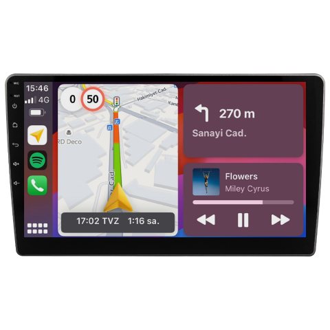 Peugeot 407 Android Multimedya Sistemi CRV4812XP