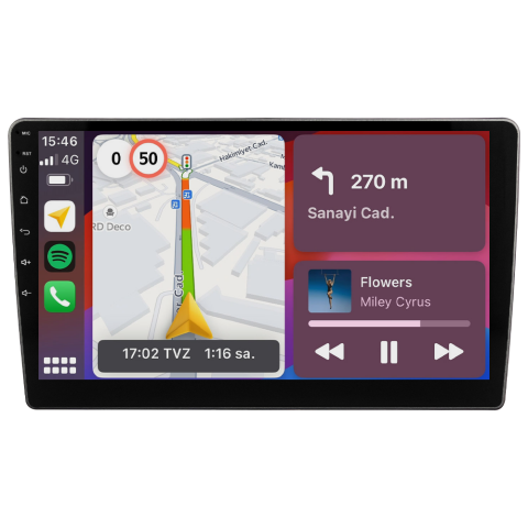 Peugeot 407 Android Multimedya Sistemi (2004-2008) CRV4812XP