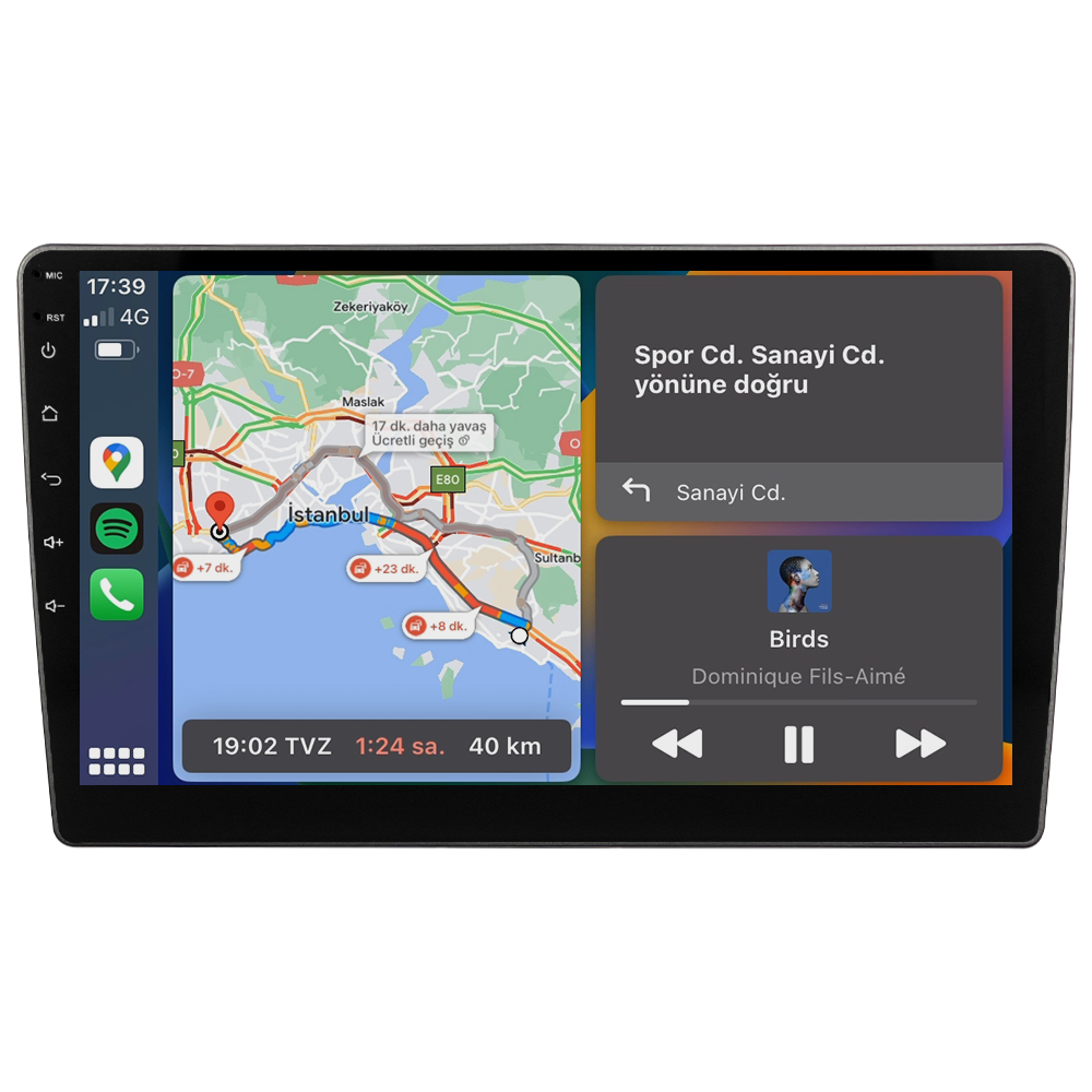 Peugeot 407 Android Multimedya Sistemi (2004-2008) CRV-4812XR