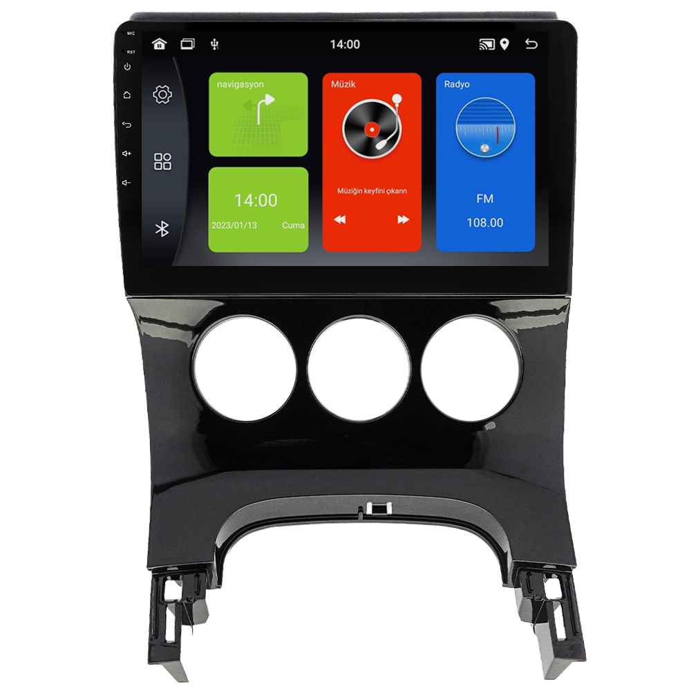 Peugeot 5008 Android Multimedya Sistemi (2009-2016) Manuel Klima