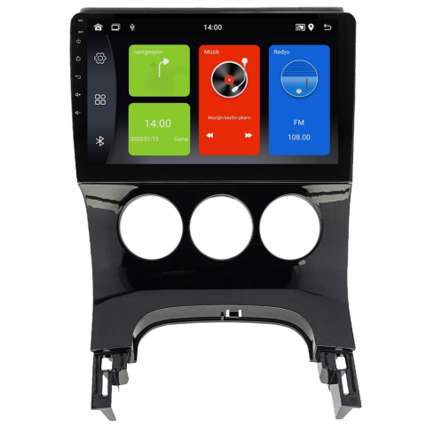 Peugeot 5008 Android Multimedya Sistemi (2009-2016) Manuel Klima