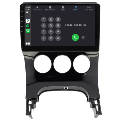 Peugeot 5008 Android Multimedya Sistemi (2009-2016) Manuel Klima