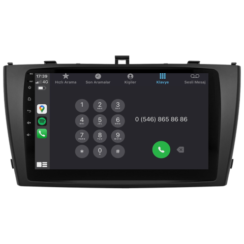 Toyota Avensis Android Multimedya Sistemi (2010-2014)