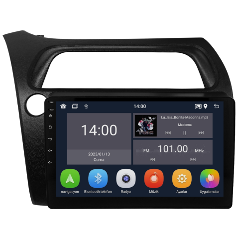 Honda Civic Hatchback Android Multimedya Sistemi CRV-4814XD