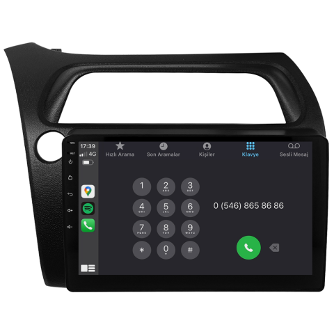 Honda Civic Hatchback Android Multimedya Sistemi (2005) CRV4814XP