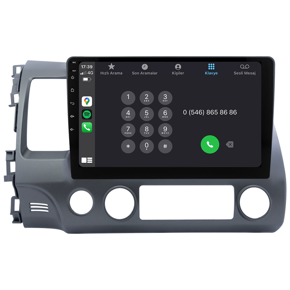Honda Civic FD6 Android Multimedya Sistemi (2007-2012)