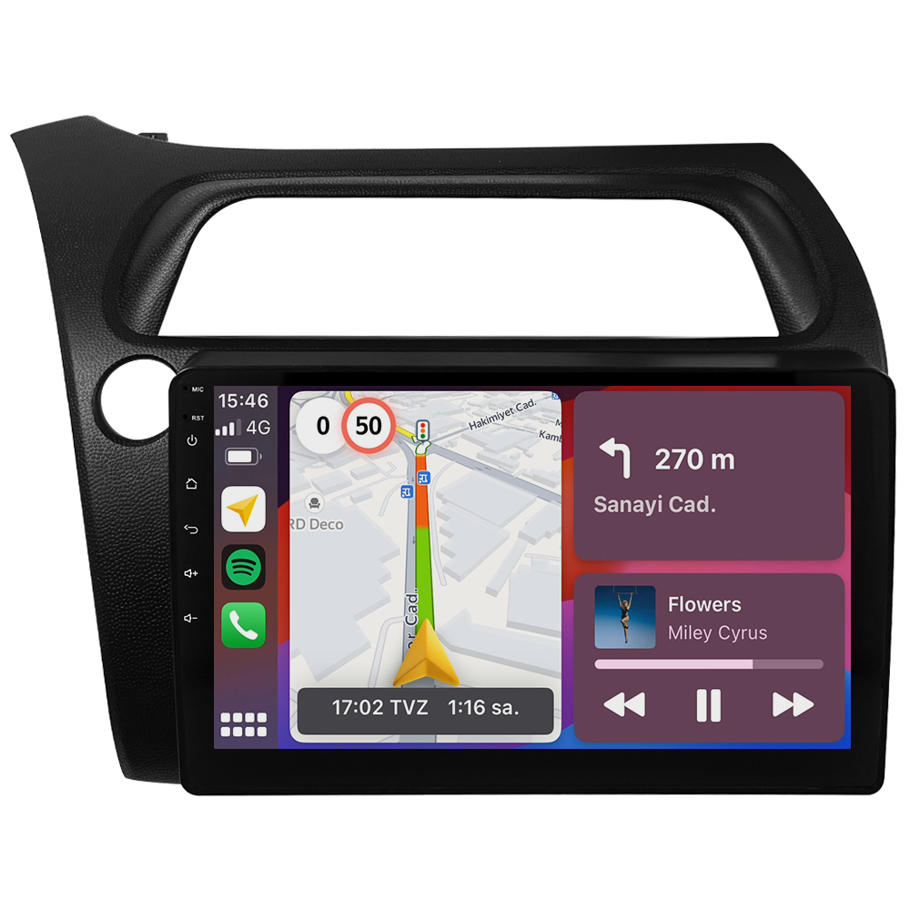 Honda Civic Hatchback Android Multimedya Sistemi (2005) CRV4814XP