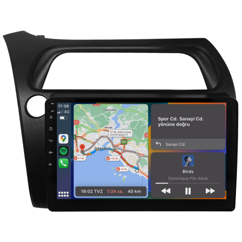 Honda Civic Hatchback Android Multimedya Sistemi CRV-4814XR